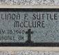 OK, Grove, Buzzard Cemetery, McClure, Linda F. Suttle Headstone