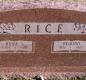 OK, Grove, Buzzard Cemetery, Rice, Newton & Abbie L. Headstone