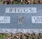 OK, Grove, Buzzard Cemetery, Riggs, Charles G. & Grace O. Headstone