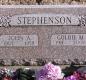 OK, Grove, Buzzard Cemetery, Stephenson, John A. & Goldie M. Headstone