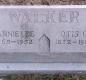 OK, Grove, Buzzard Cemetery, Walker, Otis G. & Nannie Lee Headstone