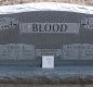 OK, Grove, Buzzard Cemetery, Blood, Fred E. & Beatrice E. Headstone