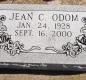 OK, Grove, Buzzard Cemetery, Odom, Jean C. Headstone