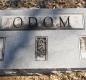OK, Grove, Buzzard Cemetery, Odom, Herman R. & Lavenia F. Headstone