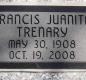 OK, Grove, Buzzard Cemetery, Trenary, Francis Juanita Headstone