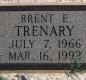 OK, Grove, Buzzard Cemetery, Trenary, Brent E. Headstone