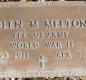 OK, Grove, Buzzard Cemetery, Melton, Olen M. Military Headstone