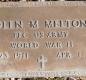 OK, Grove, Buzzard Cemetery, Melton, Olen M. Military Headstone
