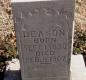 OK, Grove, Buzzard Cemetery, Deason, Edmond A. Headstone