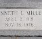 OK, Grove, Buzzard Cemetery, Miller, Kenneth L. Headstone