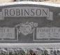 OK, Grove, Buzzard Cemetery, Robinson, Forrest F. & Ruth R. Headstone