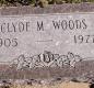 OK, Grove, Buzzard Cemetery, Woods, Clyde M. Headstone