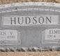 OK, Grove, Buzzard Cemetery, Hudson, Elmer M. & Helen V. Headstone