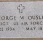 OK, Grove, Buzzard Cemetery, Ousley, George W. Military Headstone