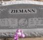 OK, Grove, Buzzard Cemetery, Ziemann, H. A.  & Eva Lucille Headstone
