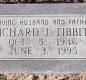 OK, Grove, Buzzard Cemetery, Tibbits, Richard J. Headstone