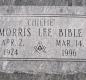 OK, Grove, Buzzard Cemetery, Bible, Morris Lee Headstone