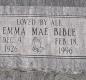 OK, Grove, Buzzard Cemetery, Bible, Emma Mae Headstone