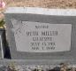 OK, Grove, Buzzard Cemetery, Gillespie, Ruth Miller Headstone