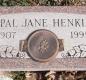 OK, Grove, Buzzard Cemetery, Henkle, Opal Jane Headstone