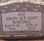 OK, Grove, Buzzard Cemetery, Martinez, Joann Sue Gant Headstone