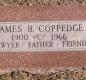 OK, Grove, Olympus Cemetery, Headstone, Coppedge, James B.