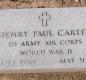 OK, Grove, Olympus Cemetery, Military Headstone, Carter, Henry Paul 