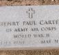 OK, Grove, Olympus Cemetery, Military Headstone, Carter, Henry Paul 