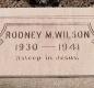 OK, Grove, Olympus Cemetery, Wilson, Rodney M. Headstone