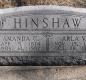 OK, Grove, Olympus Cemetery, Headstone, Hinshaw, Arla V. & Amanda C. 