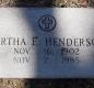 OK, Grove, Olympus Cemetery, Headstone, Henderson, Bertha E.