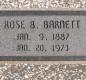 OK, Grove, Olympus Cemetery, Headstone, Barnett, Rose B. 