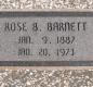 OK, Grove, Olympus Cemetery, Headstone, Barnett, Rose B. 