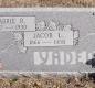 OK, Grove, Olympus Cemetery, Yaden, Carrie R. & Jacob L. Headstone