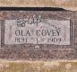 OK, Grove, Olympus Cemetery, Headstone, Covey, Ola 