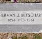 OK, Grove, Olympus Cemetery, Headstone, Betschart, Herman J. 