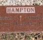 OK, Grove, Olympus Cemetery, Headstone, Hampton, George T. & Fannie E. 