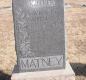 OK, Grove, Olympus Cemetery, Headstone, Matney, Lavina E. 