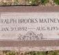 OK, Grove, Olympus Cemetery, Headstone, Matney, Ralph Brooks