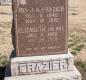 OK, Grove, Olympus Cemetery, Headstone, Frazier,  J. A. & Elizabeth 