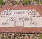 OK, Grove, Olympus Cemetery, Works, Jess Headstone