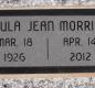 OK, Grove, Olympus Cemetery, Headstone, Morris, Eula Jean 