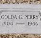 OK, Grove, Olympus Cemetery, Perry, Golda G. Headstone