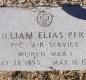 OK, Grove, Olympus Cemetery, Perry, William Elias Military Headstone