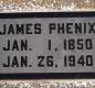 OK, Grove, Olympus Cemetery, Phenix, James Headstone