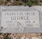 OK, Grove, Olympus Cemetery, Headstone, George, Everette "Pete"
