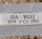 OK, Grove, Olympus Cemetery, West, Ida Headstone