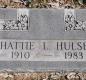 OK, Grove, Olympus Cemetery, Headstone, Hulsey, Hattie L. 
