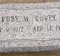 OK, Grove, Olympus Cemetery, Headstone, Covey, Ruby M. 