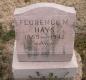 OK, Grove, Olympus Cemetery, Headstone, Hays, Florence M. 